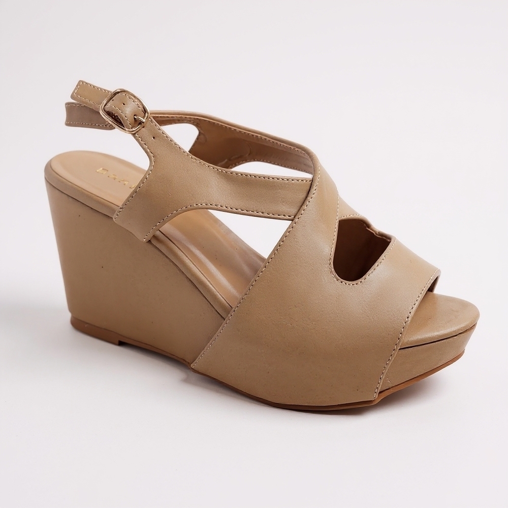 NEW! Bamboo Wedge Sandal